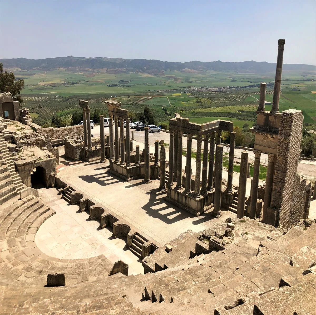 Ruta Túnez Teatro Dougga