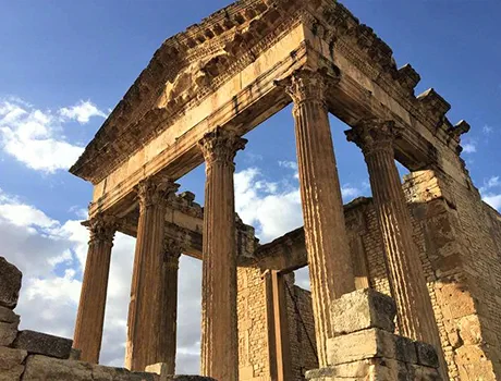 Dougga Capitol Ruta Túnez